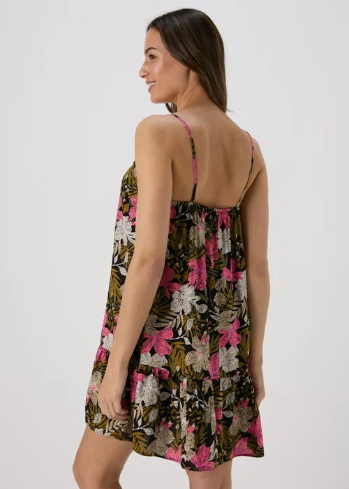 Multicolour Floral Viscose Mini Cami Dress - 8 Image 2