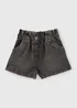 Girls Grey Denim Shorts (7-15yrs) - Age 7 Years Image 1