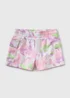 Girls Pink Tie Dye Loopback Cargo Shorts (7-15yrs) - Age 10 Years Image 1
