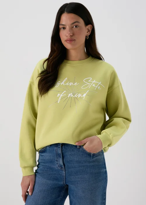 Lime Sunshine State Sweatshirt - S Image 1