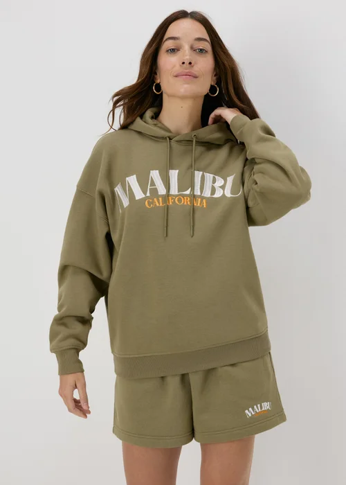 Khaki Malibu Hoodie - S Image 3