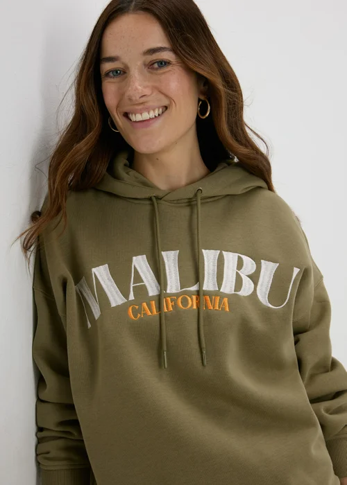 Khaki Malibu Hoodie - S Image 1