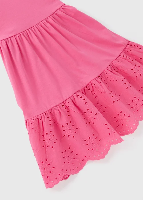 Girls Pink Strappy Jersey Dress (7-13yrs) - 7 Yrs Image 2