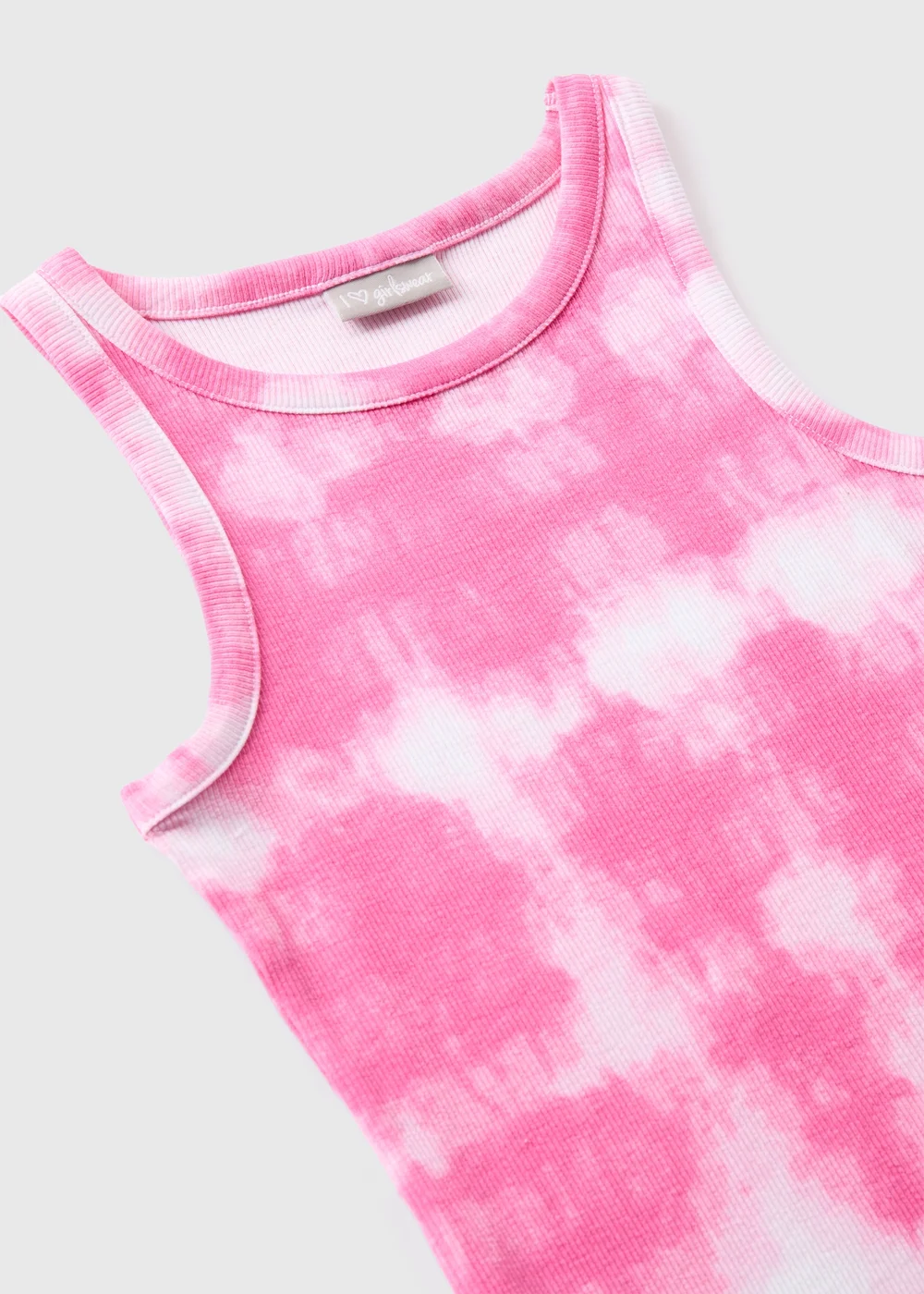 Girls Pink Ribbed Dress (7-15yrs) - 10 Yrs Image 2