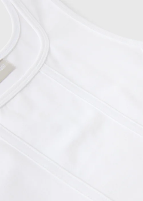 Girls White Corset Vest (7-15yrs) - 10 Yrs Image 2
