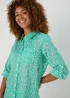 Turquoise Printed Shirt - Extra small Image 3
