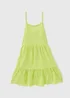 Girls Green Strappy Jersey Dress (7-13yrs) - 7 Yrs Image 1