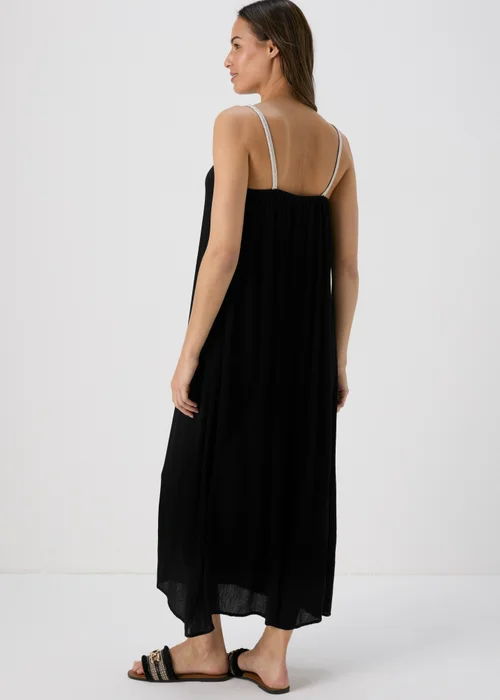 Black Gold Trim Dress - XS Image 2