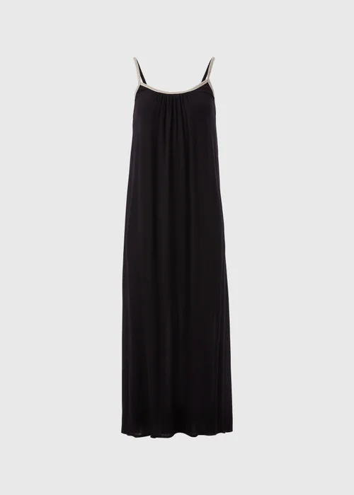 Black Gold Trim Dress - XS Image 5