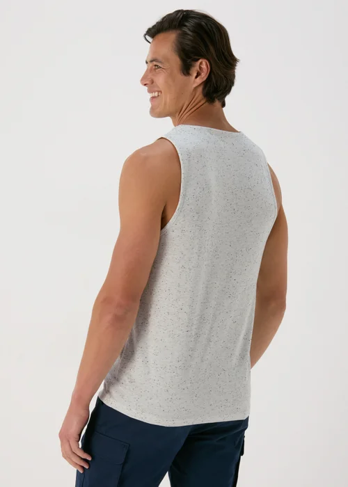 No Regrets Grey Skull Vest - Small Image 2