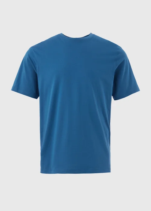 Bright Blue Crew Neck T-Shirt - S Image 5