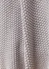 Grey Pom Edge Throw Image 2