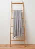 Grey Pom Edge Throw Image 1