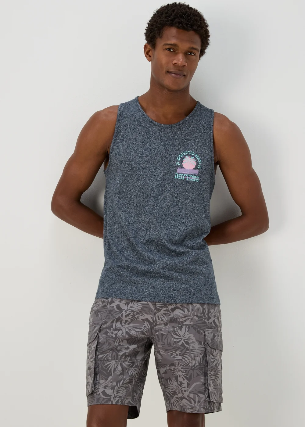 Navy Daytona Mocktwist Vest - Small Image 1