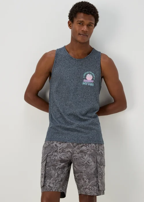 Navy Daytona Mocktwist Vest - Small Image 1