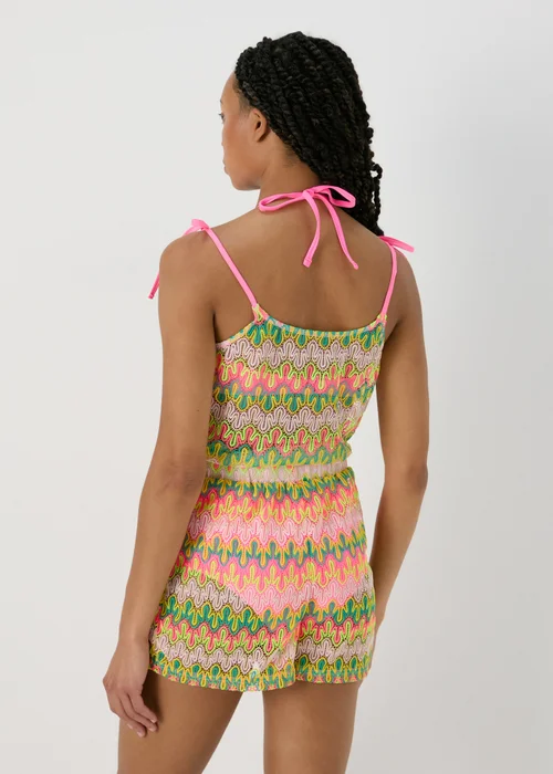 Multicolour Crochet Co Ord Shorts - 8 Image 2