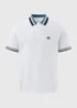 White Tipped Polo Shirt - S Image 5