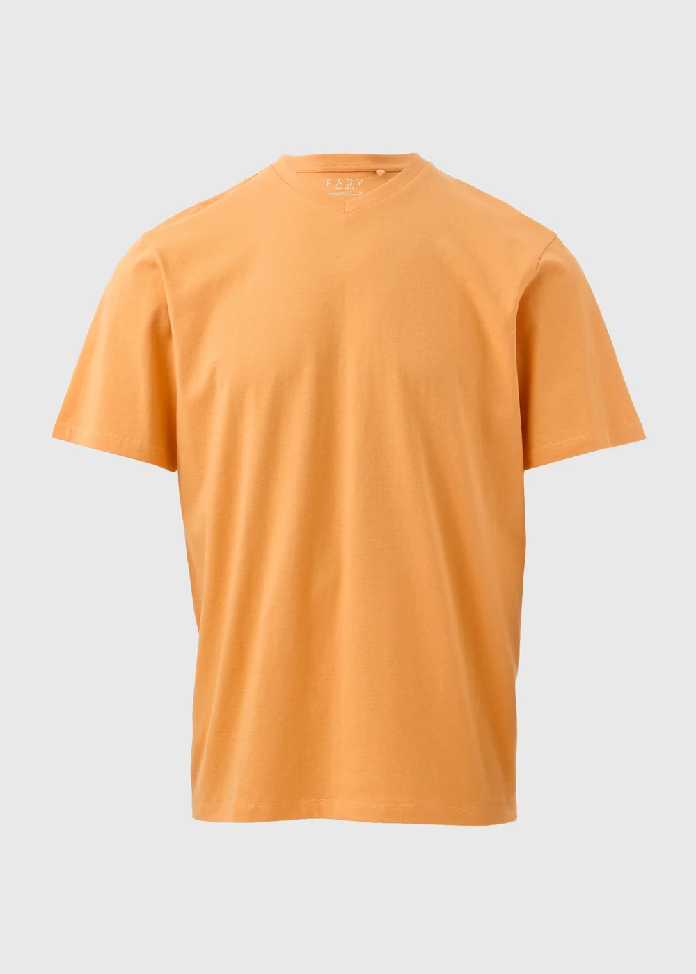 Orange V Neck T-Shirt - S Image 5