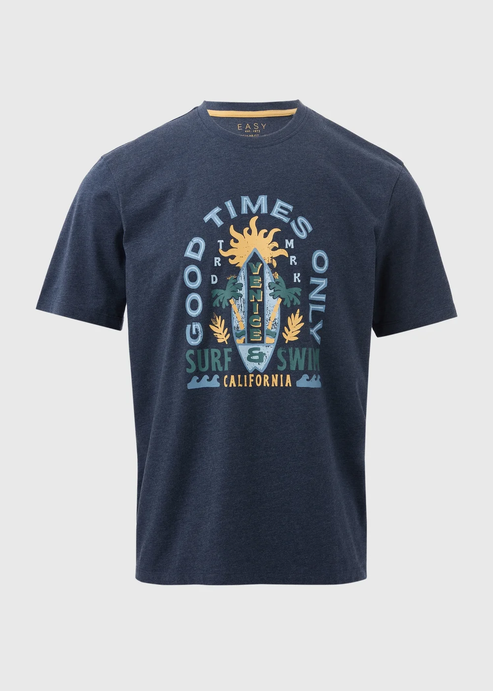 Navy Good Times Only T-Shirt - S Image 5