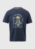 Navy Good Times Only T-Shirt - S Image 5