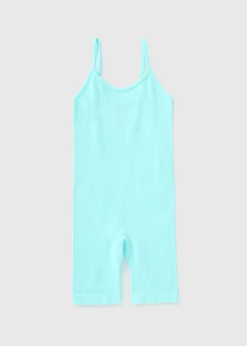 Girls Blue Seamless Unitard (7-15yrs) - S Image 1