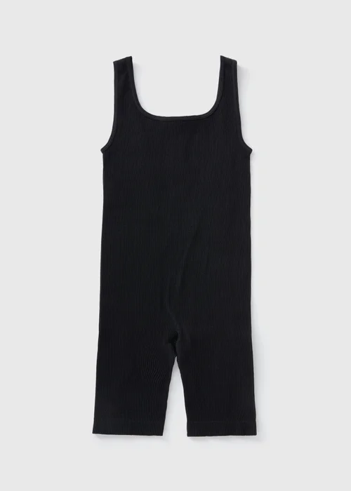 Girls Black Seamless Unitard (7-15yrs) - S Image 1