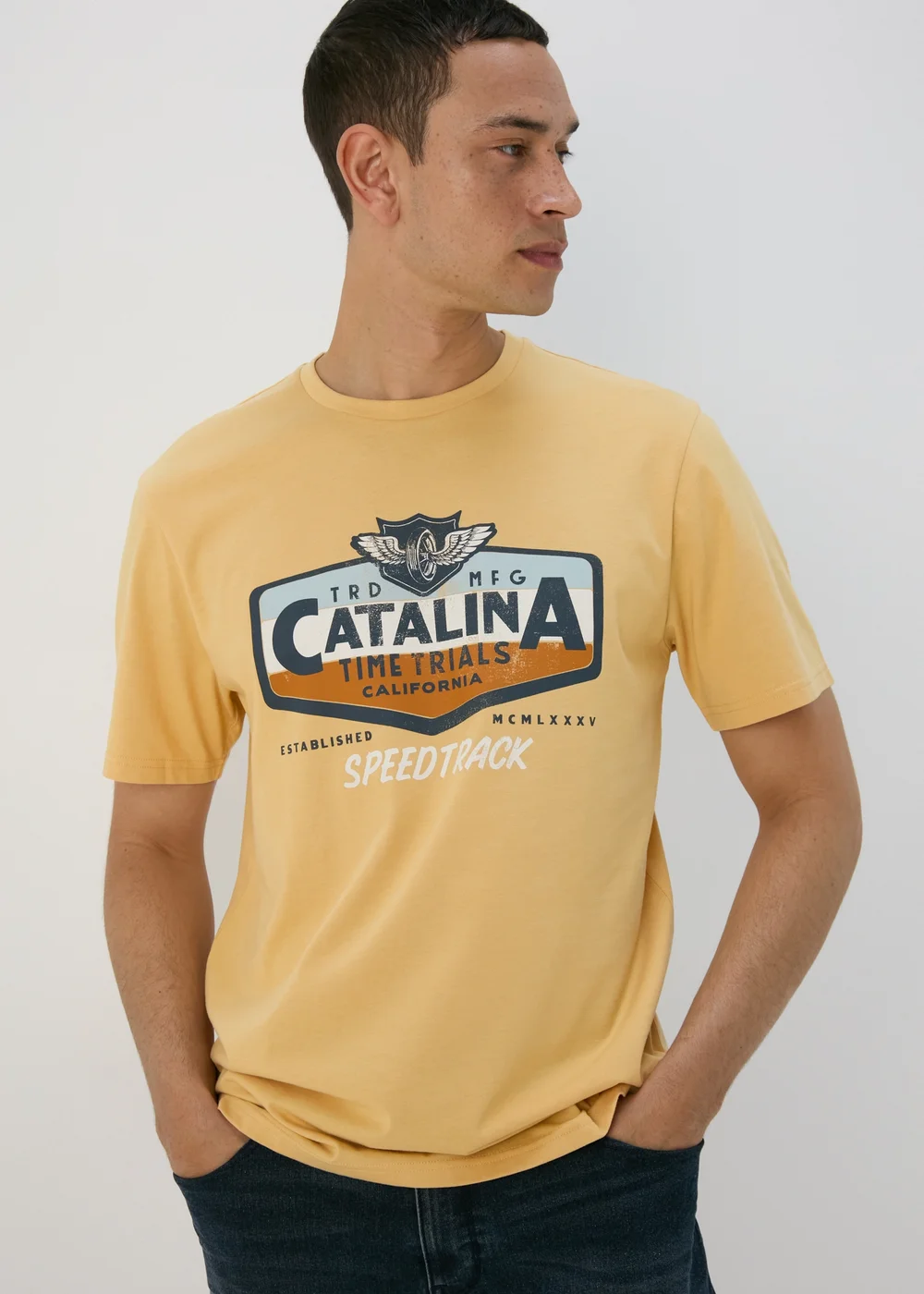 Yellow Catalina Speedtrack T-Shirt - S Image 3