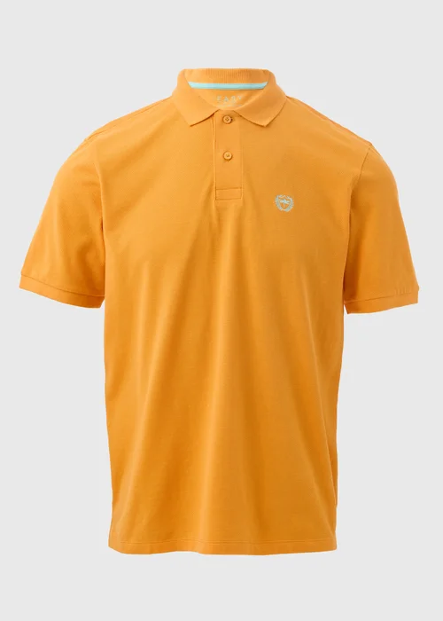 Orange Solid Polo Shirt - S Image 5