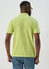 Lime Green Solid Polo Shirt - S Image 2