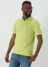 Lime Green Solid Polo Shirt - S Image 1