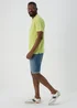 Lime Green Solid Polo Shirt - S Image 4