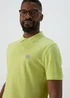 Lime Green Solid Polo Shirt - S Image 3
