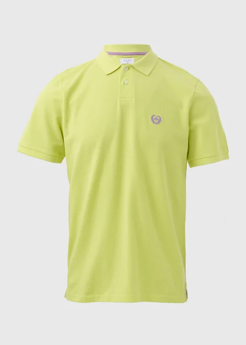 Lime Green Solid Polo Shirt - S Image 5