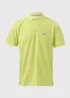 Lime Green Solid Polo Shirt - S Image 5