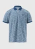 Lincoln Blue Space Dye Polo Shirt - S Image 5