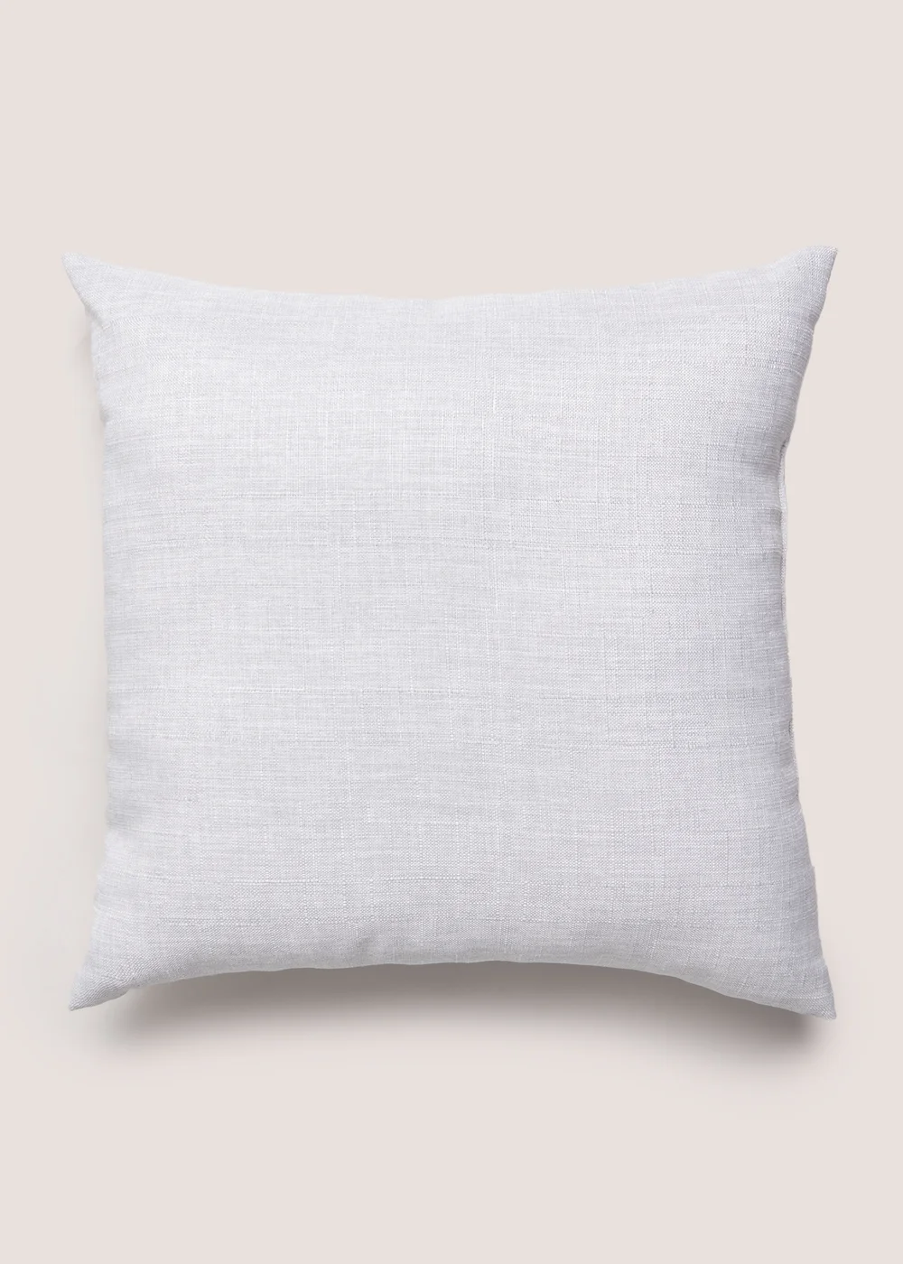 Grey Linen-Look Cushion Image 1