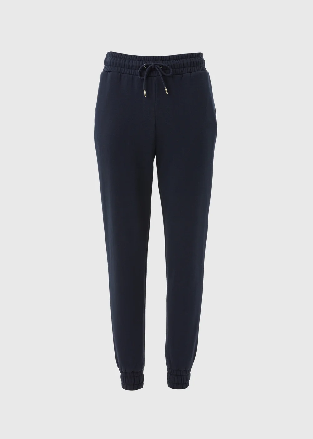 Navy Tapered Joggers - Small Image 5