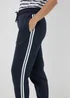 Navy Tapered Joggers - Small Image 3