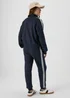 Navy Tapered Joggers - Small Image 2