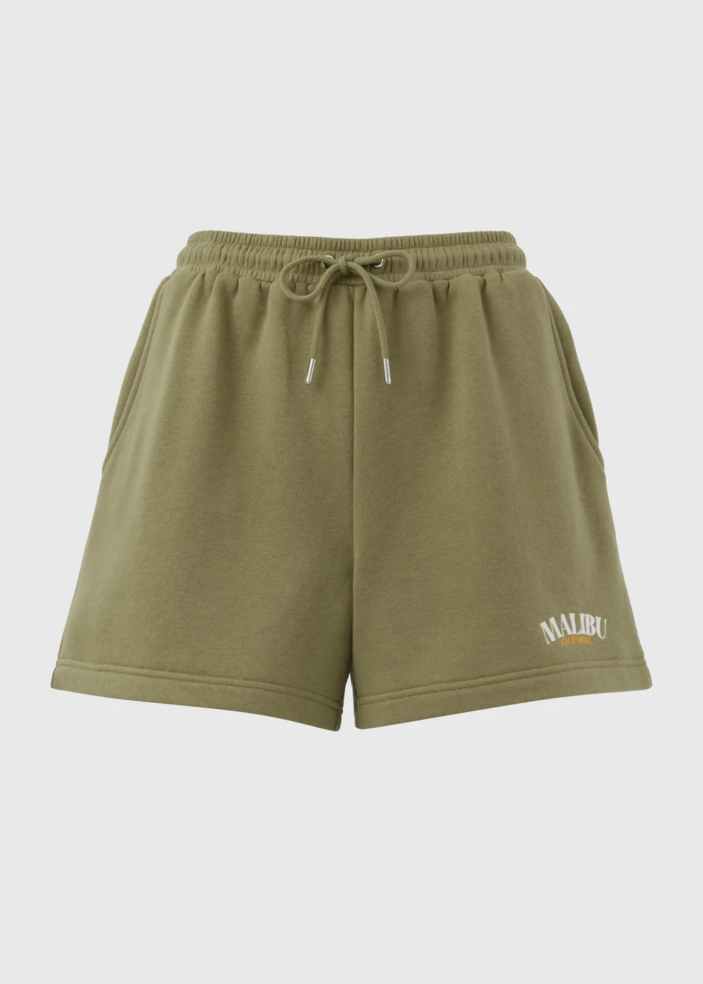 Khaki Malibu Collegiate Shorts - S Image 5