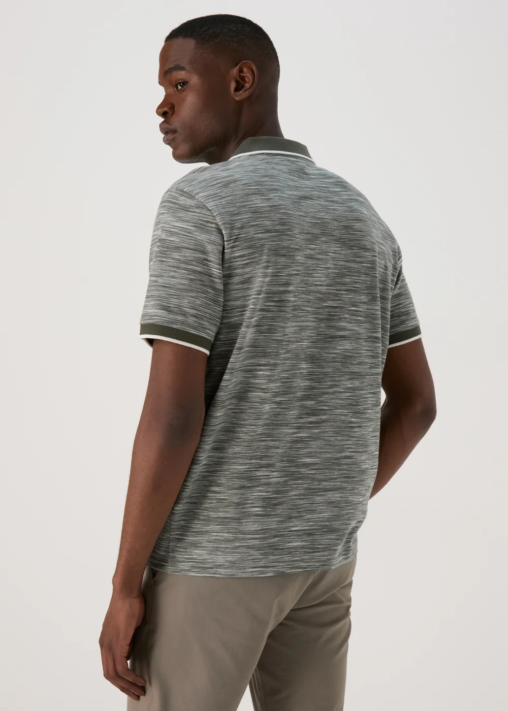 Lincoln Green Space Dye Polo - S Image 2