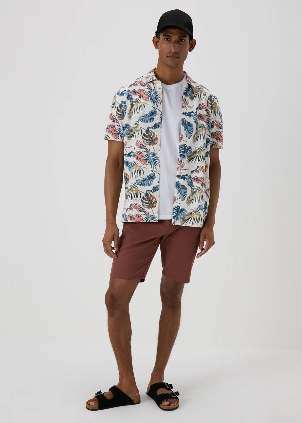 Multicolour Leaf Print Shirt - S Image 4