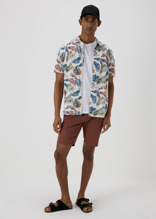 Multicolour Leaf Print Shirt - S Image 4