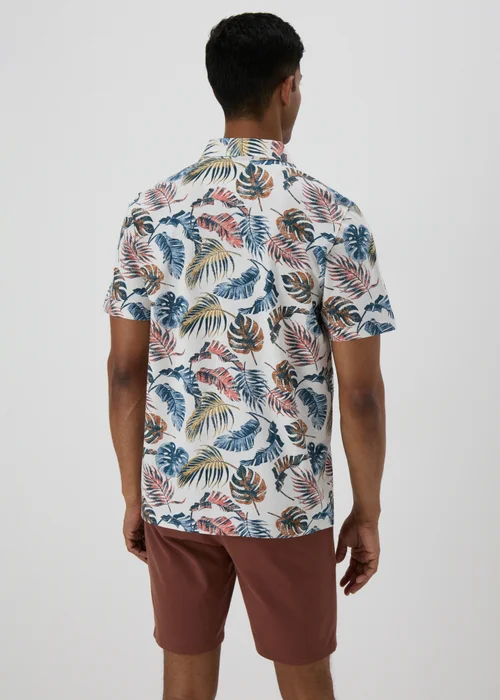 Multicolour Leaf Print Shirt - S Image 2