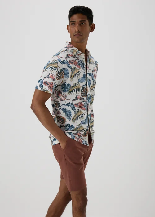Multicolour Leaf Print Shirt - S Image 3
