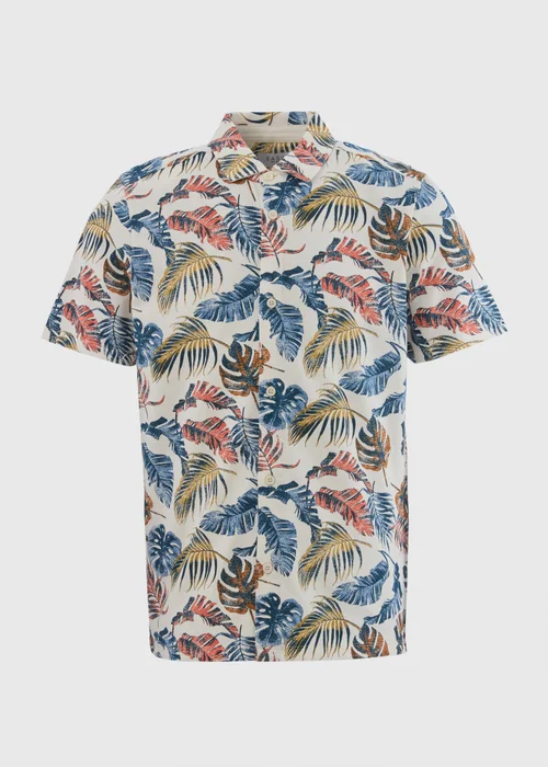 Multicolour Leaf Print Shirt - S Image 5