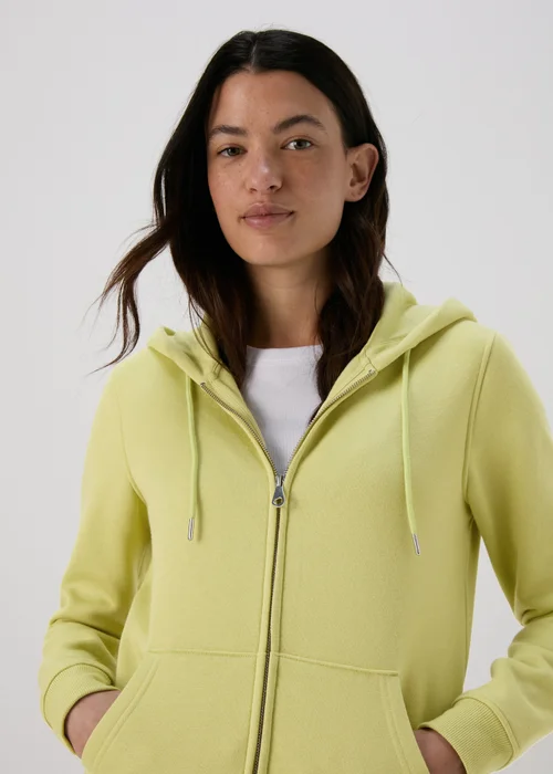 Lime Zip Hoody - Small Image 3