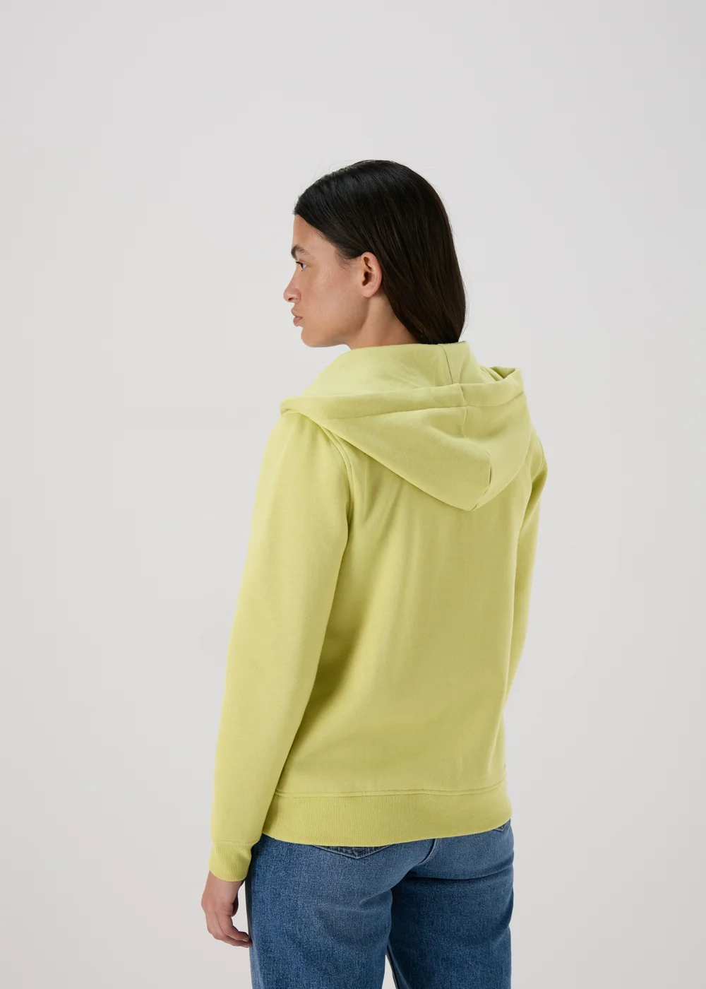 Lime Zip Hoody - Small Image 2