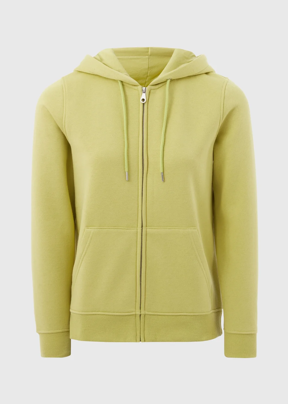 Lime Zip Hoody - Small Image 5
