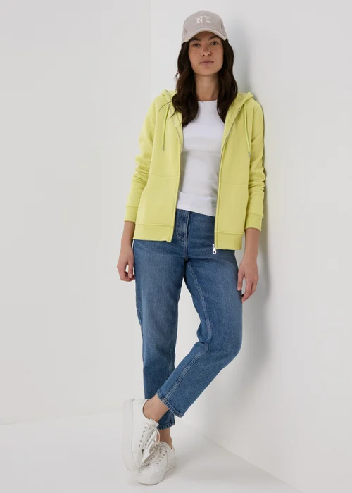 Lime Zip Hoody - Small Image 4